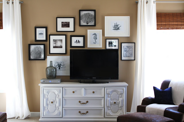 How To Decorate Around A Flat Screen Tv Lisa Mende